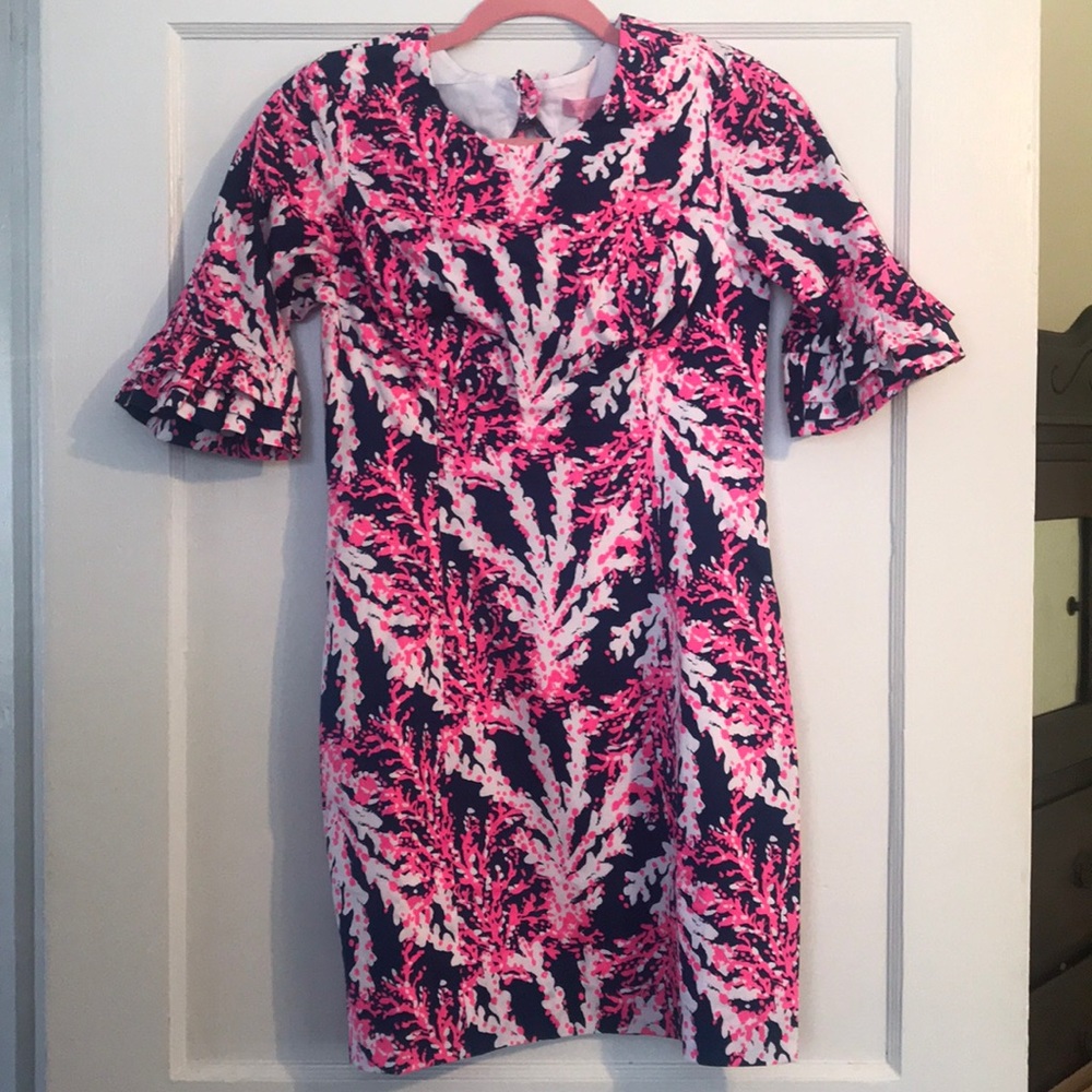 NWT 00 Lilly Pulitzer Fiesta Stretch Dress